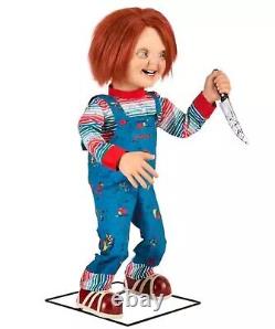 NEW Home Depot 3.5 Ft ANIMATED CHUCKY DOLL Halloween Animatronic SHIPS TODAY