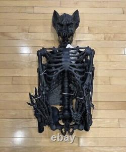 NEW Home Depot 5 Foot Bat Skeleton Poseable Home Accents Holiday Halloween Prop