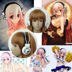 NEW Sonicomi Super Sonico Cosplay Prop Anime Halloween Party Real LED Headphone