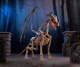 Nib Huge Skeleton Dragon Animated Halloween Prop With Motion Sounds & Lights New