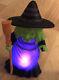 New Plastic Light-up Halloween Cackling Witch Decor Scary Window Desk Stage Prop
