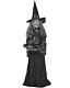 Nib 2009 Gemmy Life Size Animated Talking Halloween Witch With Tray For Candy