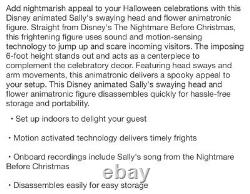 Nightmare Before Christmas 6 ft Animatronic Disney Sally Halloween Prop with Sound