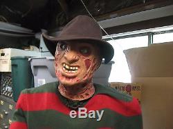 Nightmare on Elm Street 6' Freddy Krueger Animatronic Lifesize Gemmy Prop with Box