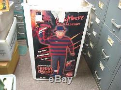 Nightmare on Elm Street 6' Freddy Krueger Animatronic Lifesize Gemmy Prop with Box