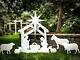 Note Card Cafe Large Outdoor Nativity Scene Yard Display Set Front Lawn Sig