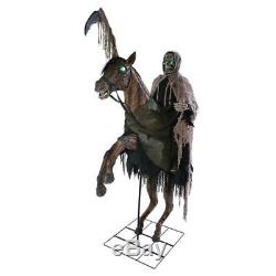 PRE-ORDER! 7 Ft REAPERS RIDE Haunted Horse Animated Halloween Prop Life Size