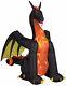 Projection Airblow Dragon Fire Halloween Prop
