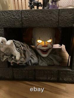 Party City Pennywise Sewer Grabber with box Halloween Animatronic