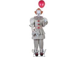 Pennywise Animated Clown Prop Halloween Haunted House Life Size Animatronic IT