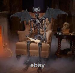 Poseable Bat Skeleton (3-Pack) 5 ft. LED Home Depot Holiday Accents Halloween