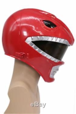 Power Ranger Red Rangers Helmet Cosplay Costume Props Mask Halloween Party Adult