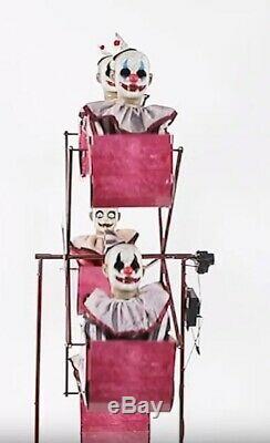 Pre-Order ANIMATED CLOWN FERRIS WHEEL Halloween Prop New for 2019 FREE GIFT