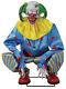 Pre-order Animated Crouching Blue Clown Halloween Prop Free Gift New 2019