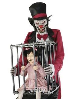 Pre-Order ANIMATED ROTTEN RINGMASTER CLOWN WITH KID Halloween Prop