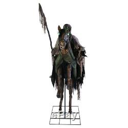 Pre Order-halloween Animated Life Size Reapers Ride Horse Skull Prop Decoration
