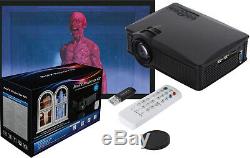 ProFX Projector Kit with Screen Halloween Christmas Digital Window Projection
