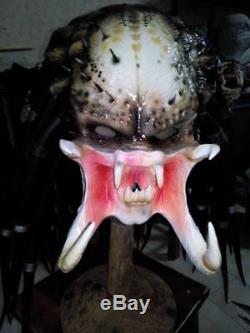 Prop Fancy Film Dress Predator Costume Mask Cosplay Latex Halloween Decor