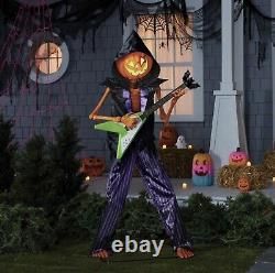 Pumpkin Rocker Billy Servo Singing Skeleton Halloween Decorative Prop Sealed