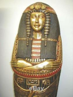 Queen Sarcophagus Egyptian Theme Statue Halloween Prop Free Ship