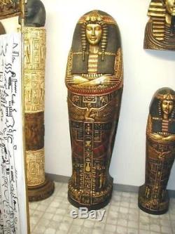 Queen Sarcophagus Egyptian Theme Statue Halloween Prop Free Ship