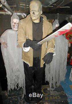 Rare 2009 Gemmy Jason Voorhees Friday The 13th Lifesize Animated Halloween Prop
