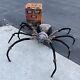 Rare Costco Giant Spider Halloween Decor 4 1/2 Ft Wide Hanging Standing Spider