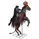 Rare Home Depot 7ft Headless Horseman Halloween Animatronic Prop