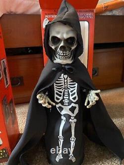 RARE Skeleton AND Witch Motionettes Of Halloween Figures 1990 Telco WORKS