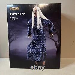 RARE Twisted Tina Possessed Dead Girl Spirit Halloween Scary Static Prop 5ft