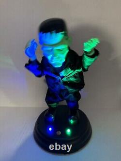 RARE animated Gemmy grave raver dancing Frankenstein Ghoulie Works