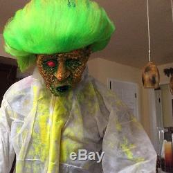 Radiation Victim Mad Scientist Vomit Barrel Haloween Prop Not Gemmy but Cooler