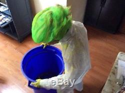 Radiation Victim Mad Scientist Vomit Barrel Haloween Prop Not Gemmy but Cooler