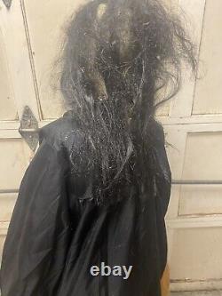 Rare Gemmy donna the dead Halloween animatronic 5 ft tall Glowing Eyes