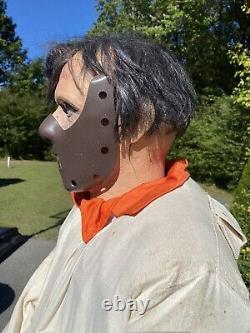 Rare Gemmy life size Hannibal Lecter Spirit Halloween 2008 Game / Movie Room