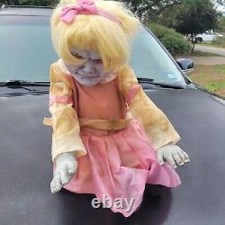 Rare Zombie baby Angry Alice Spirit Halloween prop sound doll