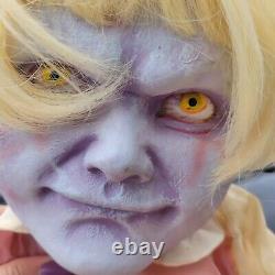 Rare Zombie baby Angry Alice Spirit Halloween prop sound doll