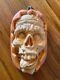Ray Villafane Studios Foam Pumpkin Art Fear Face Dead Ed Skull Prop Decoration