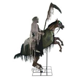 Reaper's Ride Animated Prop Lifesize Halloween Horseman Animatronic Haunted