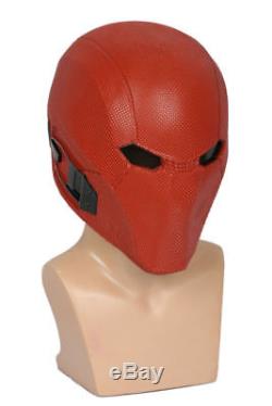Red Hood Cosplay Helmet Costume Props Injustice 2 Mask Halloween Party Unisex