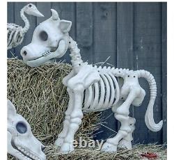 Red Shed Cow Skeleton Halloween Decoration Tractor Supply Tik Tok NEW SEALED
