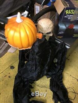 Rising Reaper Spirit Halloween Prop Animated Rare Htf Gemmy Morbid