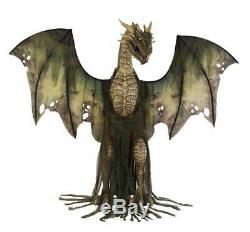 SEE VIDEO Animated LifeSize FOREST DRAGON RHAEGAL HALLOWEEN PROP Outdoor Haunted