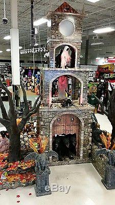 Spirit Halloween Gargoyle Stand 4 Feet Tall Home Decor Props Floor Display Piece