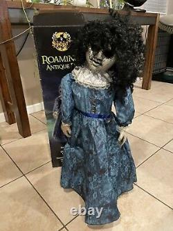 SPIRIT HALLOWEEN ROAMING ANTIQUE DOLL ANIMATRONIC Tested PRE OWNED