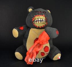 SPIRIT Halloween Deady Teddy Bear (Heart Bear) Animatronic Bear VERY RARE