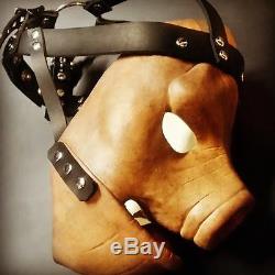 ST Paul pig Slipknot style mask latex leather sublime1327 HALLOWEEN prop