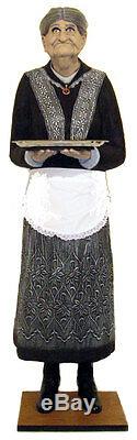 Sadie The Maid Animated Halloween Prop or Party Statue Serving Tray Dobson
