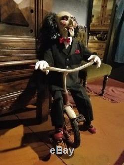 Saw Puppet Movie Prop Dummy Doll Signed Jigsaw Haunted Halloween Horror Ooak 8