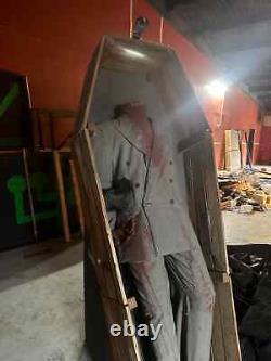 Scare Factory Coffin jump Scare Halloween Animatronic Prop